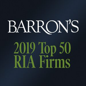 Barron's 2019 Top 50 RIA Firms logo
