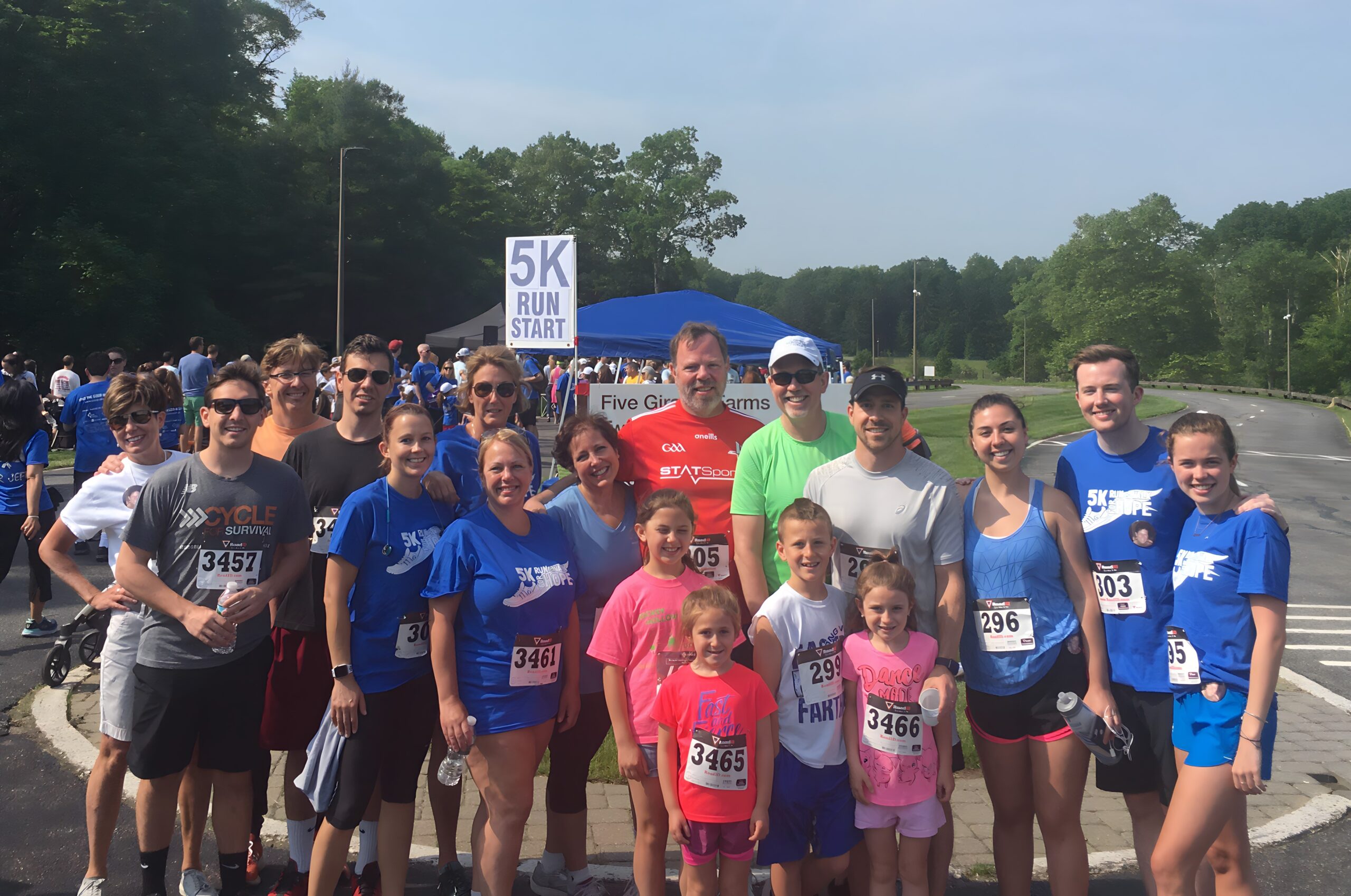 Private Advisor Group participating in a 5k event, promoting community wellness.